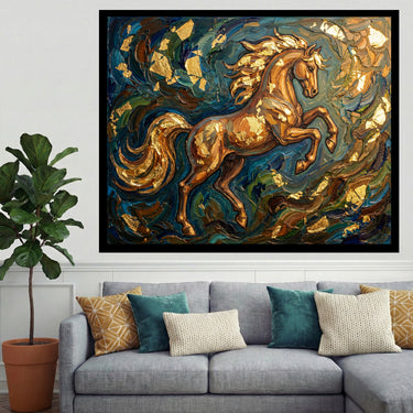 metallic-horse-paint-by-numbers-kit