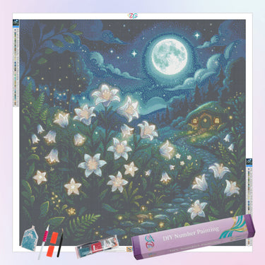 moonlight-jasmine-diamond-painting-kit-diamond-painting-art-kit