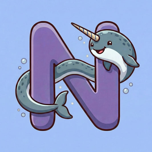 n-for-narwhal-diamond-painting-art-kit