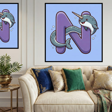 n-for-narwhal-diamond-painting-art-kit