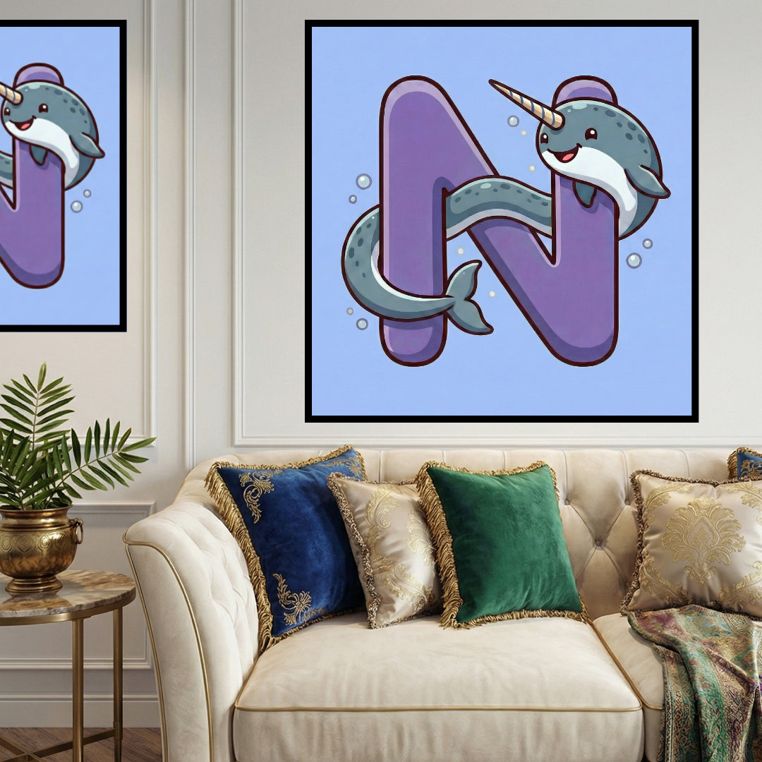 n-for-narwhal-diamond-painting-art-kit