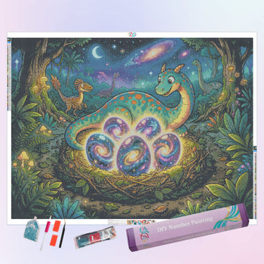 nebula-dinosaur-nest-diamond-painting-kit-diamond-painting-art-kit