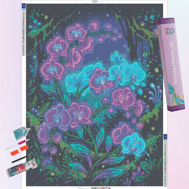 neon-orchids-diamond-painting-kit-diamond-painting-art-kit