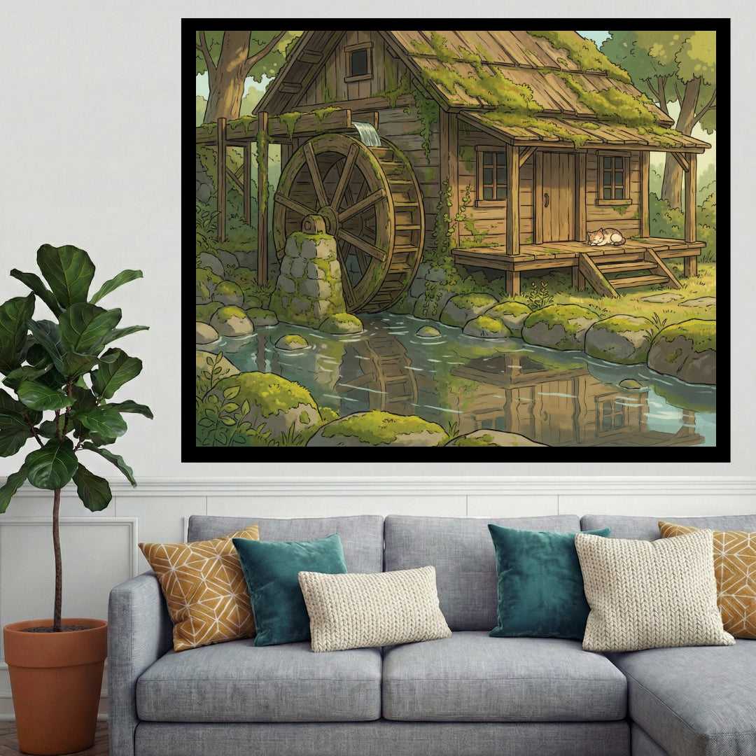 old-watermill-paint-by-numbers-kit