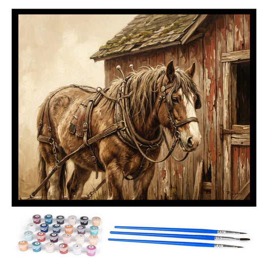 old-workhorse-paint-by-numbers-kit