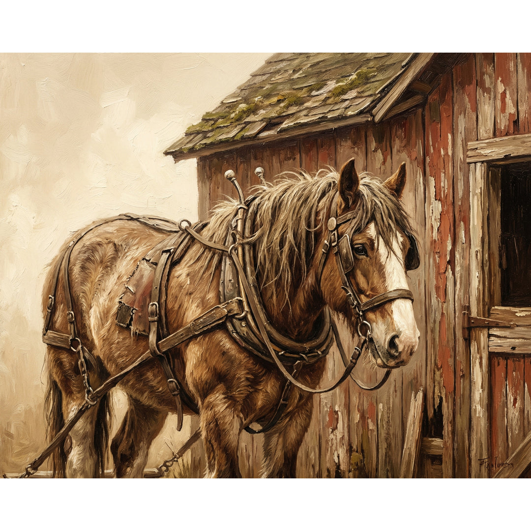 old-workhorse-paint-by-numbers-kit