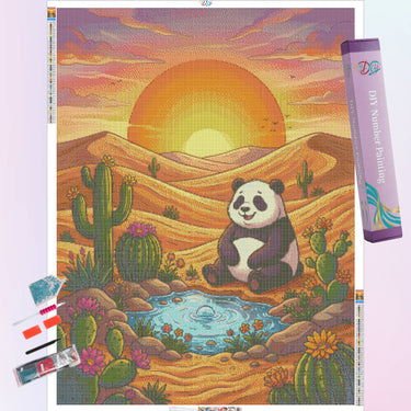 panda-in-desert-diamond-painting-kit