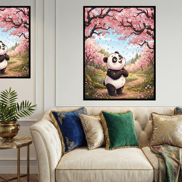 panda-in-flower-shower-diamond-painting-kit