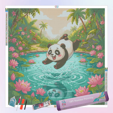 panda-playing-water-diamond-painting-kit