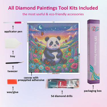 panda-sitting-in-wildflowers-diamond-painting-kit