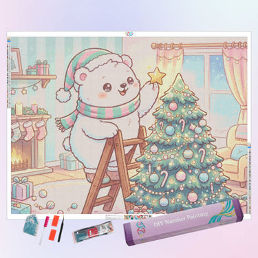 polar-bear-christmas-diamond-painting-kit
