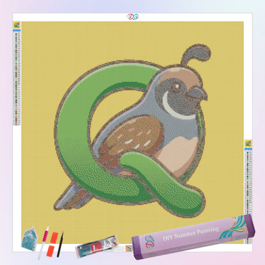 q-for-quail-diamond-painting-art-kit