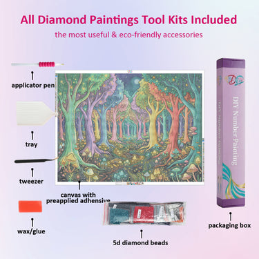 rainbow-forest-diamond-painting-kit-diamond-painting-art-kit