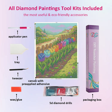 rainbow-tulips-diamond-painting-kit-diamond-painting-art-kit