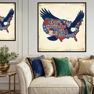 record-the-250th-anniversary-diamond-painting-kit-diamond-painting-art-kit