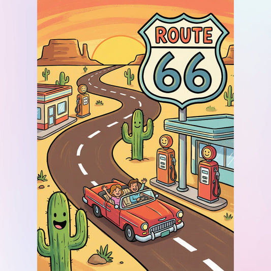 route-66-diamond-painting-art-kit