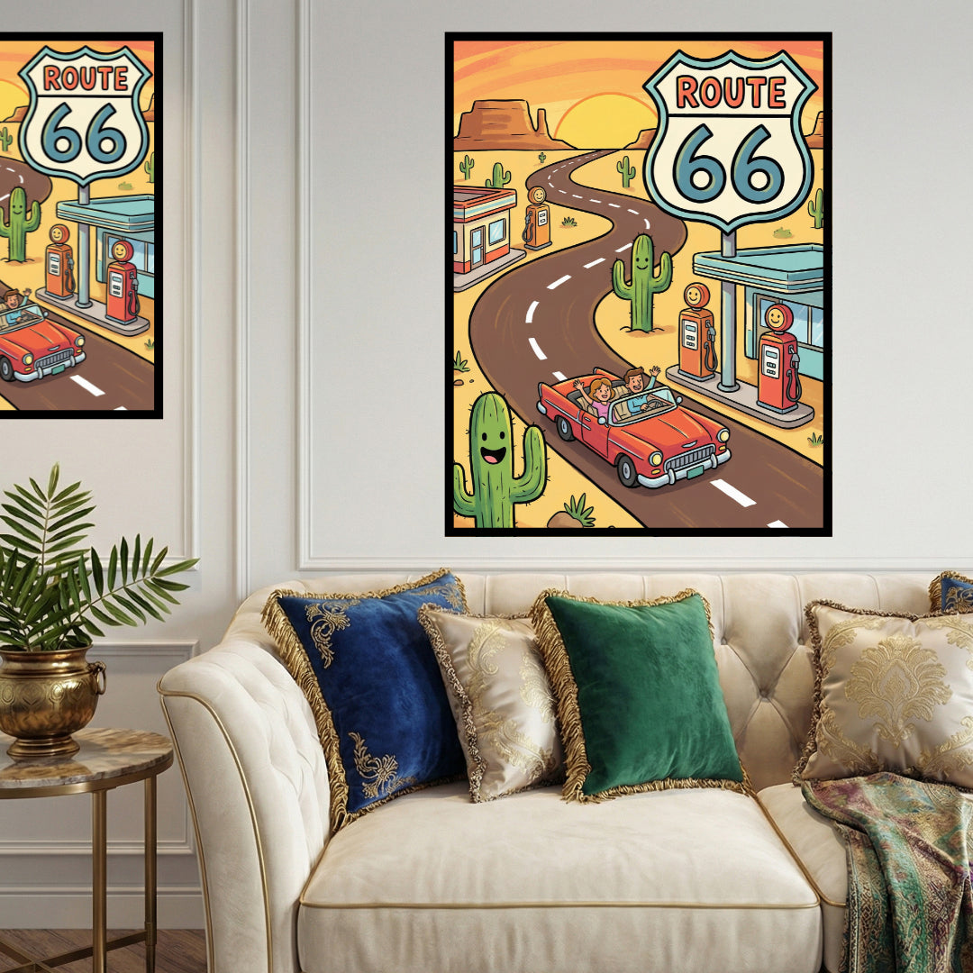 route-66-diamond-painting-art-kit