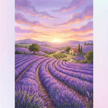 rows-of-lavender-diamond-painting-kit-diamond-painting-art-kit