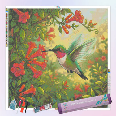 ruby-throated-hummingbird-diamond-painting-kit