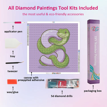 s-for-snake-diamond-painting-art-kit