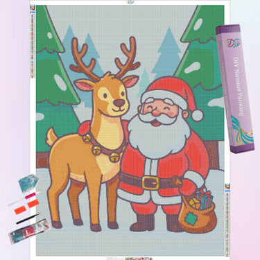 santa-claus-with-reindeer-diamond-painting-kit