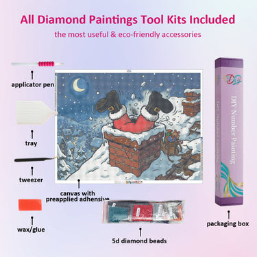 santa-stuck-in-the-chimney-diamond-painting-kit