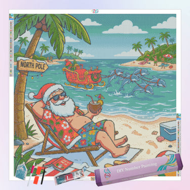 santa-tropical-vacation-diamond-painting-kit