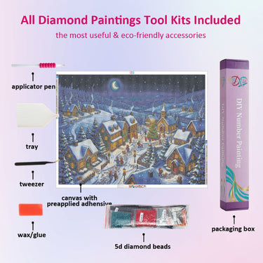 snowy-village-diamond-painting-kit-diamond-painting-art-kit