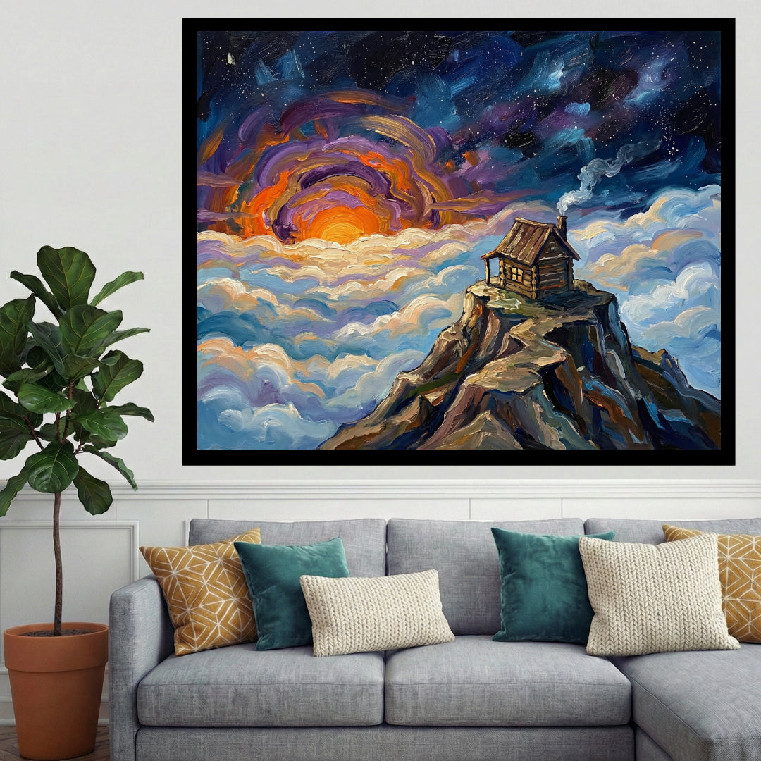 space-sunset-paint-by-numbers-kit