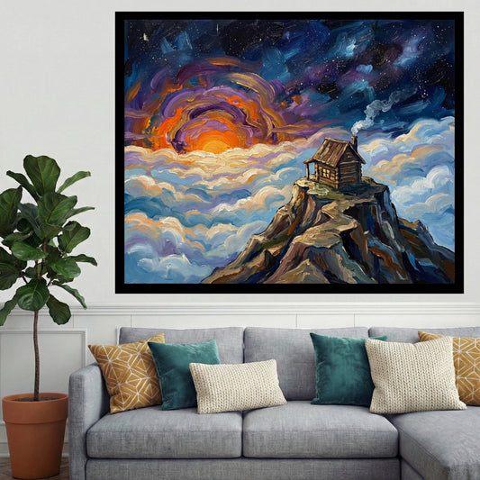 space-sunset-paint-by-numbers-kit