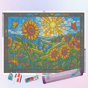 sunflowers-garden-diamond-painting-kit-diamond-painting-art-kit