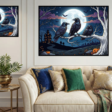 three-ravens-in-halloween-diamond-painting-kit