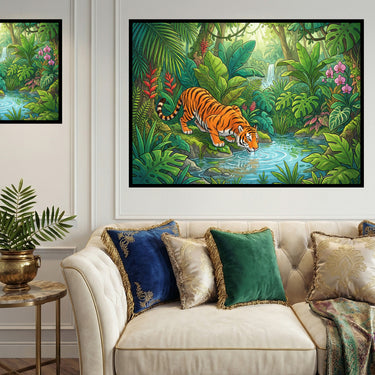 tiger-drinks-water-diamond-painting-kit-diamond-painting-art-kit