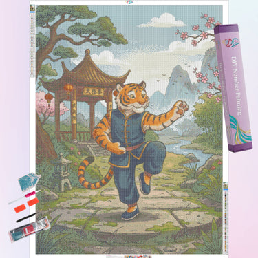 tiger-playing-taiji-kungfu-diamond-painting-kit