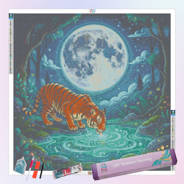 tiger-under-moonlight-diamond-painting-kit
