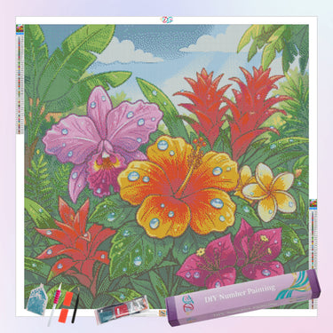 tropical-flowers-diamond-painting-kit-diamond-painting-art-kit