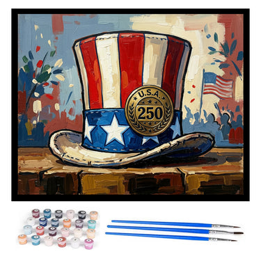 uncle-sam’s-hat-paint-by-numbers-kit