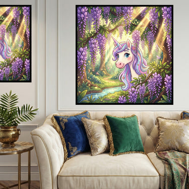 unicorn-hiding-in-wisteria-diamond-painting-kit-diamond-painting-art-kit