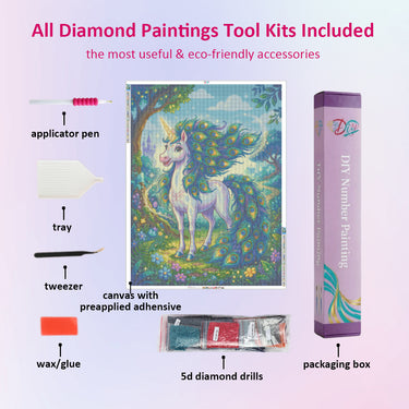 unicorn-in-peacock-dress-diamond-painting-kit-diamond-painting-art-kit
