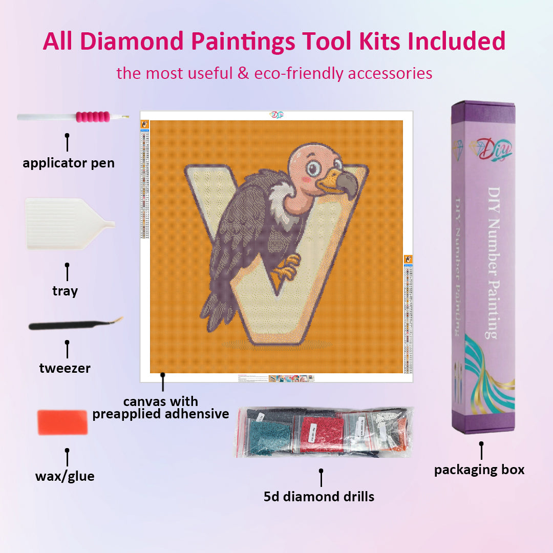 v-for-vulture-diamond-painting-art-kit