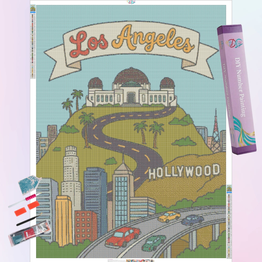visit-los-angeles-diamond-painting-art-kit