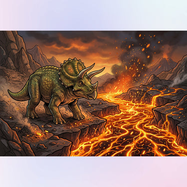 volcanic-friceratops-dinosaur-diamond-painting-kit-diamond-painting-art-kit