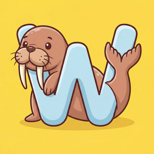 w-for-walrus-diamond-painting-art-kit