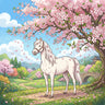 white-horse-under-cherry-blossom-diamond-painting-kit