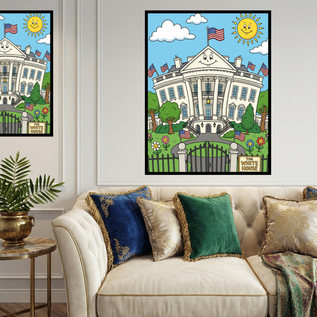 white-house-diamond-painting-art-kit