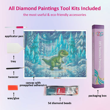 winter-little-dinosaur-diamond-painting-kit-diamond-painting-art-kit