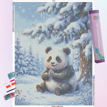winter-panda-diamond-painting-kit