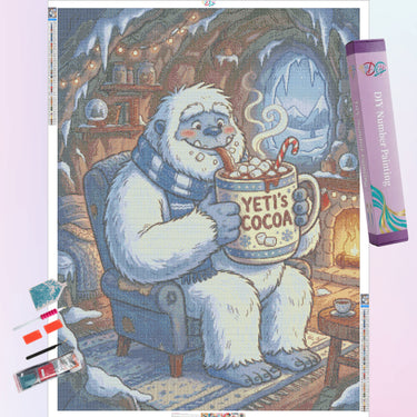 yeti-hot-cocoa-diamond-painting-kit
