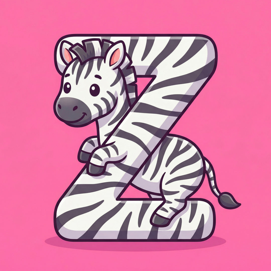 z-for-zebra-diamond-painting-art-kit