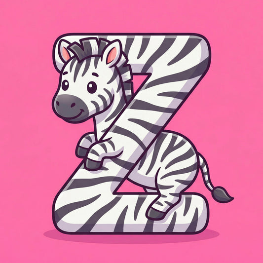 z-for-zebra-diamond-painting-art-kit